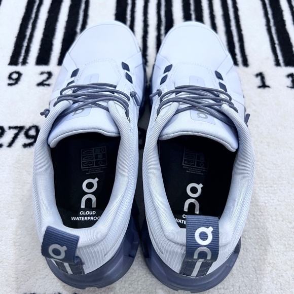 On Cloud 6 Waterproof Women Running Shoes - Heather Metal - Picture 10 of 11